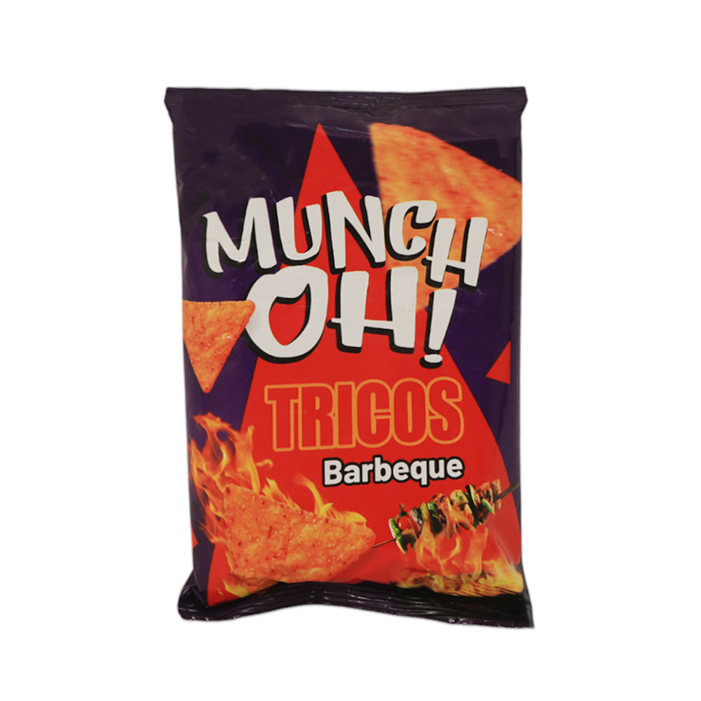 MUNCH OH TRICOS SNACKS BBQ 64 GM