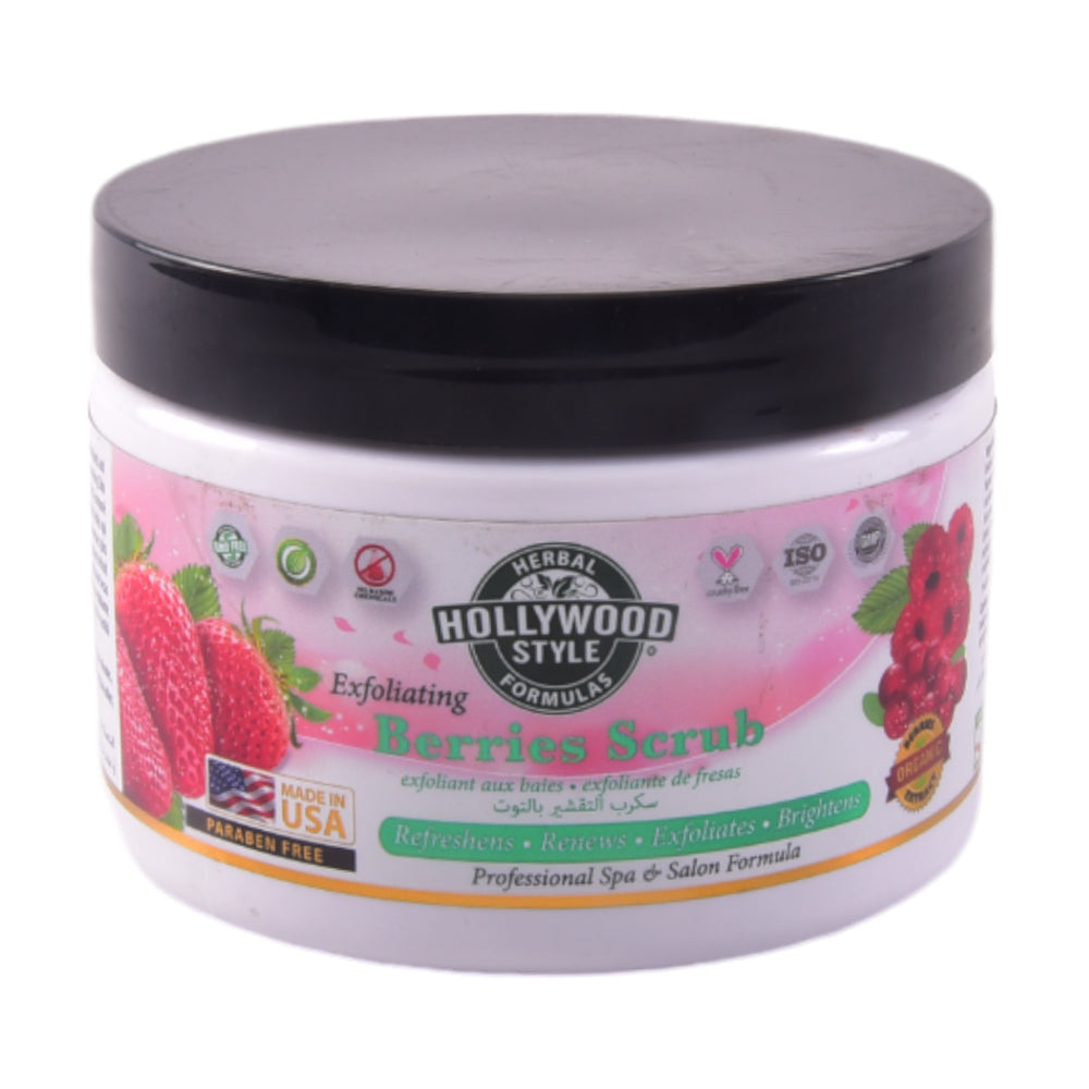 HOLLYWOOD STYLE SCRUB BERRIES EXFOLIATING 283 GM