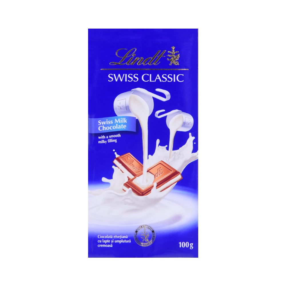 LINDT SWISS CHOCOLATE CLASSIC MILK CHOCOLATE SMOOTH MILKY 10