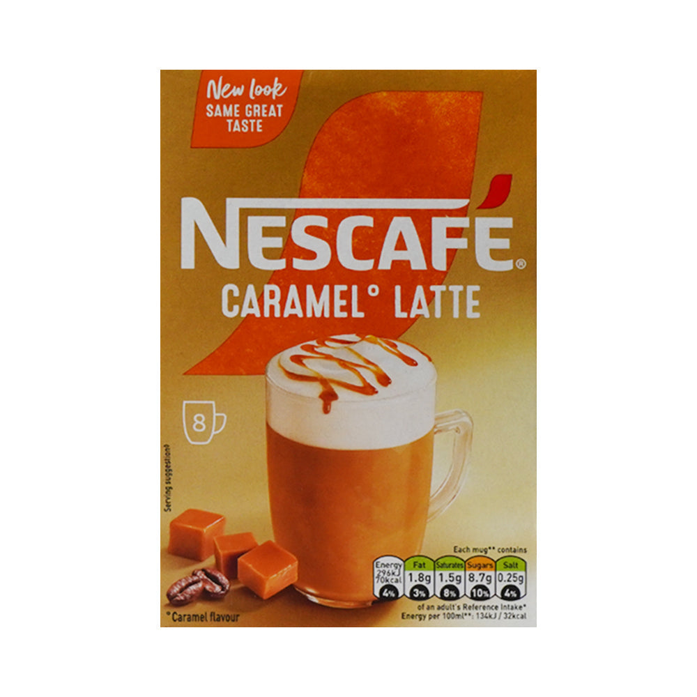 NESCAFE GOLD COFFEE LATTE CARAMEL 136 GM