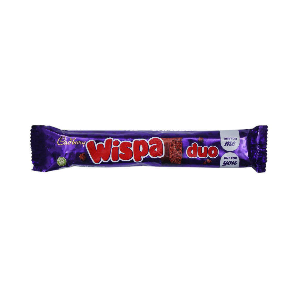 CADBURY CHOCOLATE BAR WISPA DUO 47.4 GM