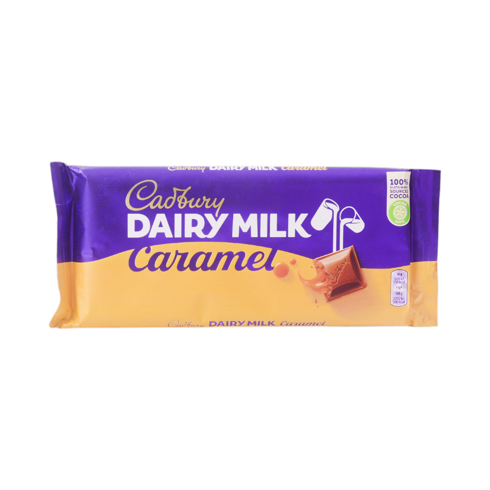 CADBURY DAIRY MILK CHOCOLATE CARAMEL 180 GM