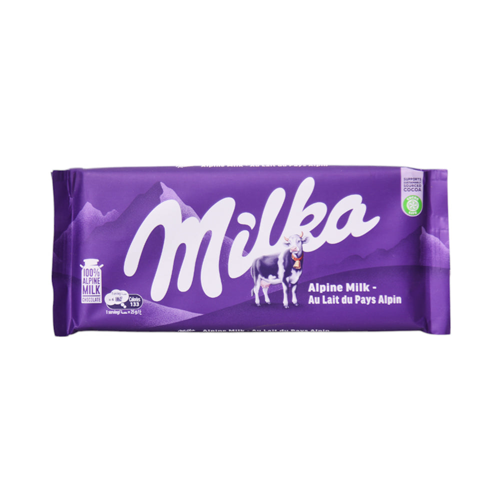 MILKA CHOCOLATE ALPINE MILK 100 GM