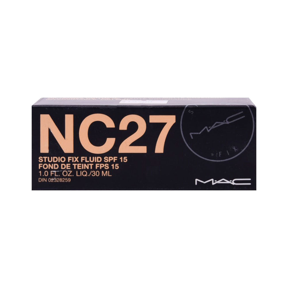 MAC STUDIO FIX FLUID FOUNDATION SPF15 NC27 30ML