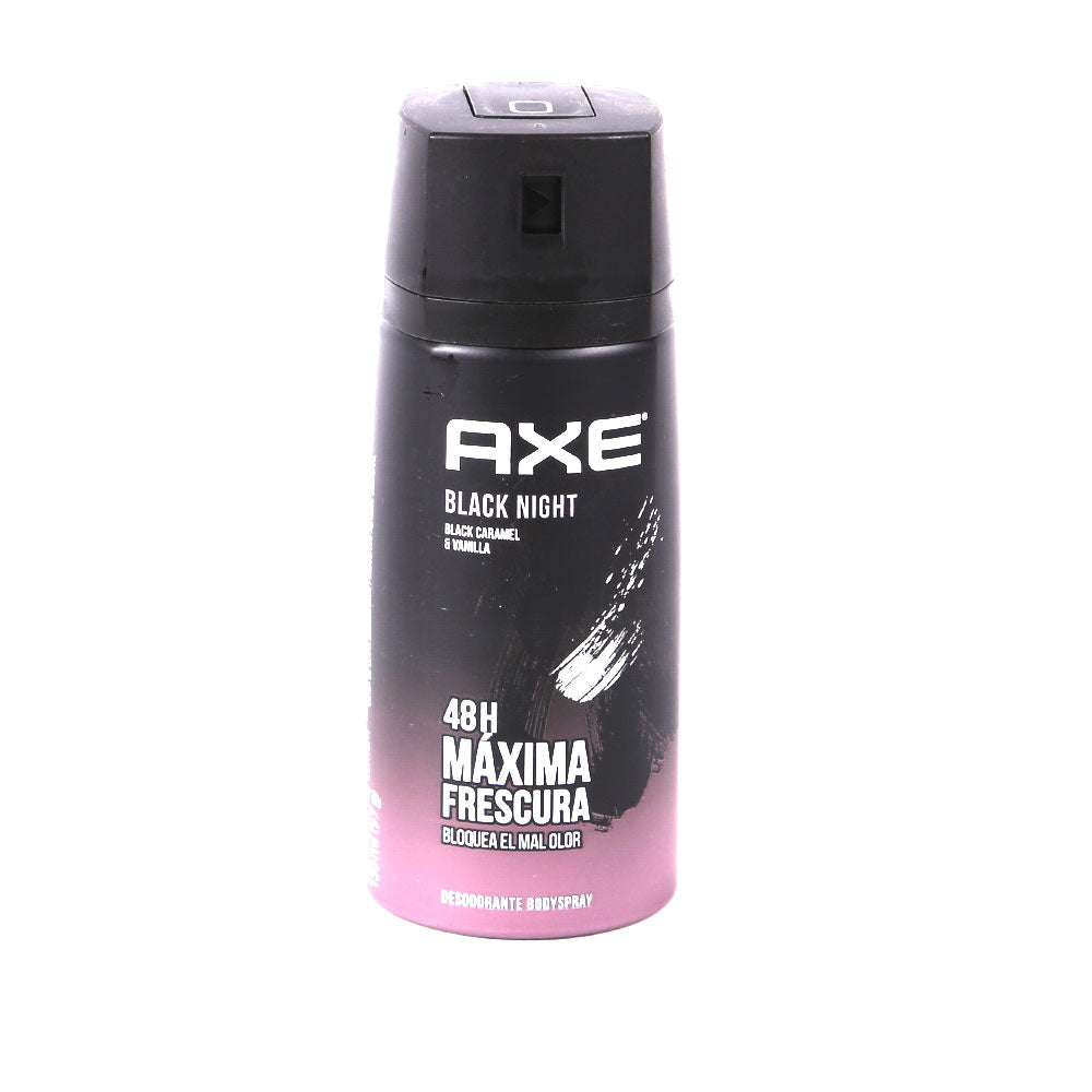 AXE DEODORANT BLACK NIGHT BLACK CARAMEL & VANILA 150 ML