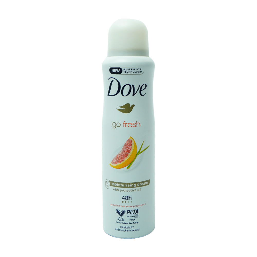 DOVE DEODORANT GO FRESH GRAPEFRUIT LEMONGRASS 150 ML