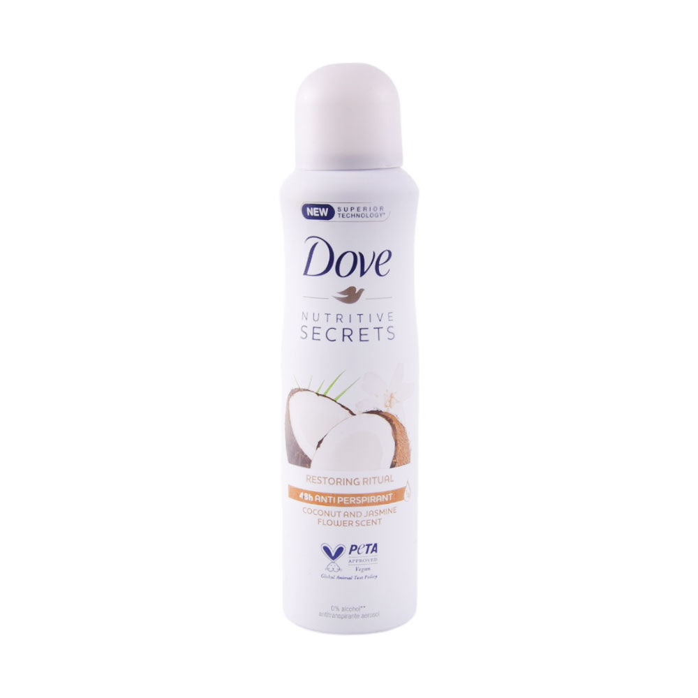 DOVE DEODORANT SECRETS COCONUT JASMINE RESTORING RITUAL 150