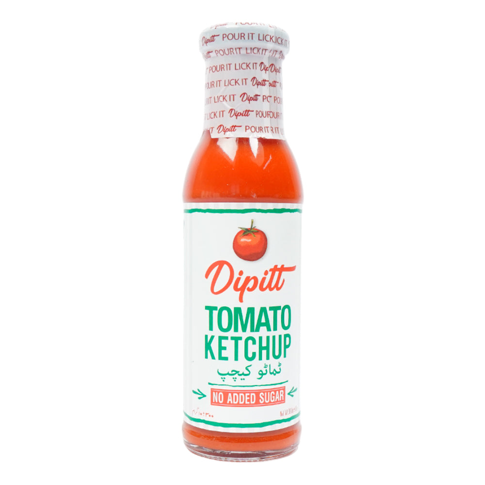 DIPITT TOMATO KETCHUP NO ADDED SUGAR 300 GM