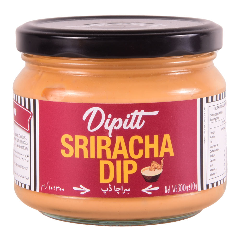 DIPITT SRIRACHA MAYO DIP SAUCE 300 GM