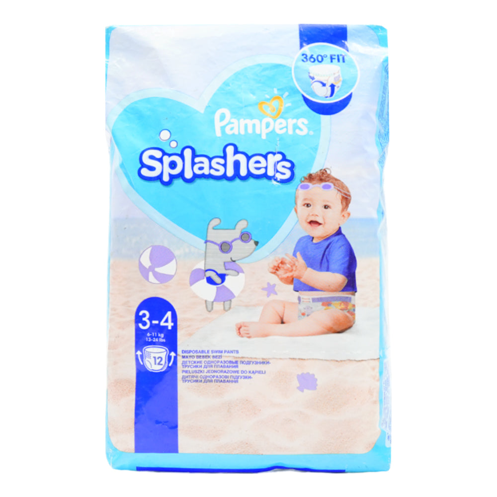 PAMPERS DIAPER SPLASHERS 3-4 KG 12PC