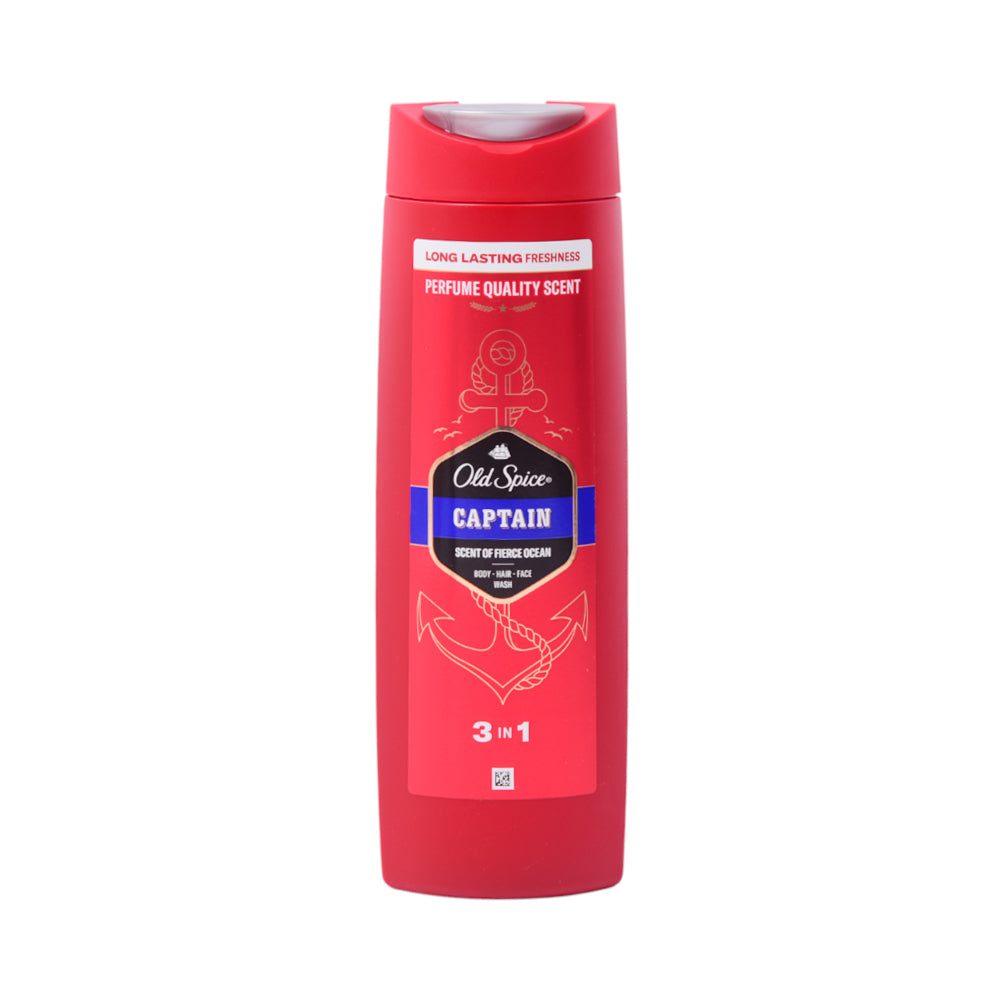 OLD SPICE SHOWER GEL + SHAMPOO CAPTAIN 2IN1 400ML