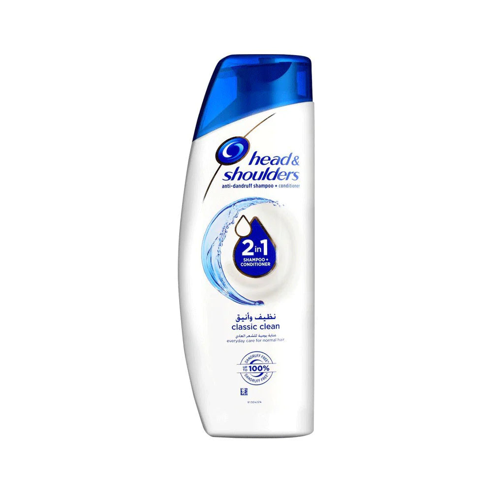 HEAD & SHOULDERS SHAMPOO 2IN1 CLASSIC CLEAN 360 ML