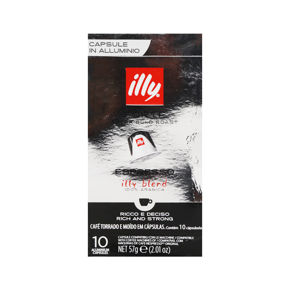 ILLY ESPRESSO COFFEE FORTE 10 CAPSULES 57 GM