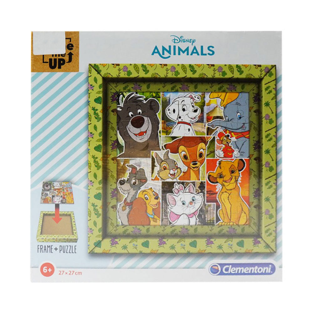 38804 CLEMENTONI PUZZLE DISNIY AMINAL 60PC WITH FRAME
