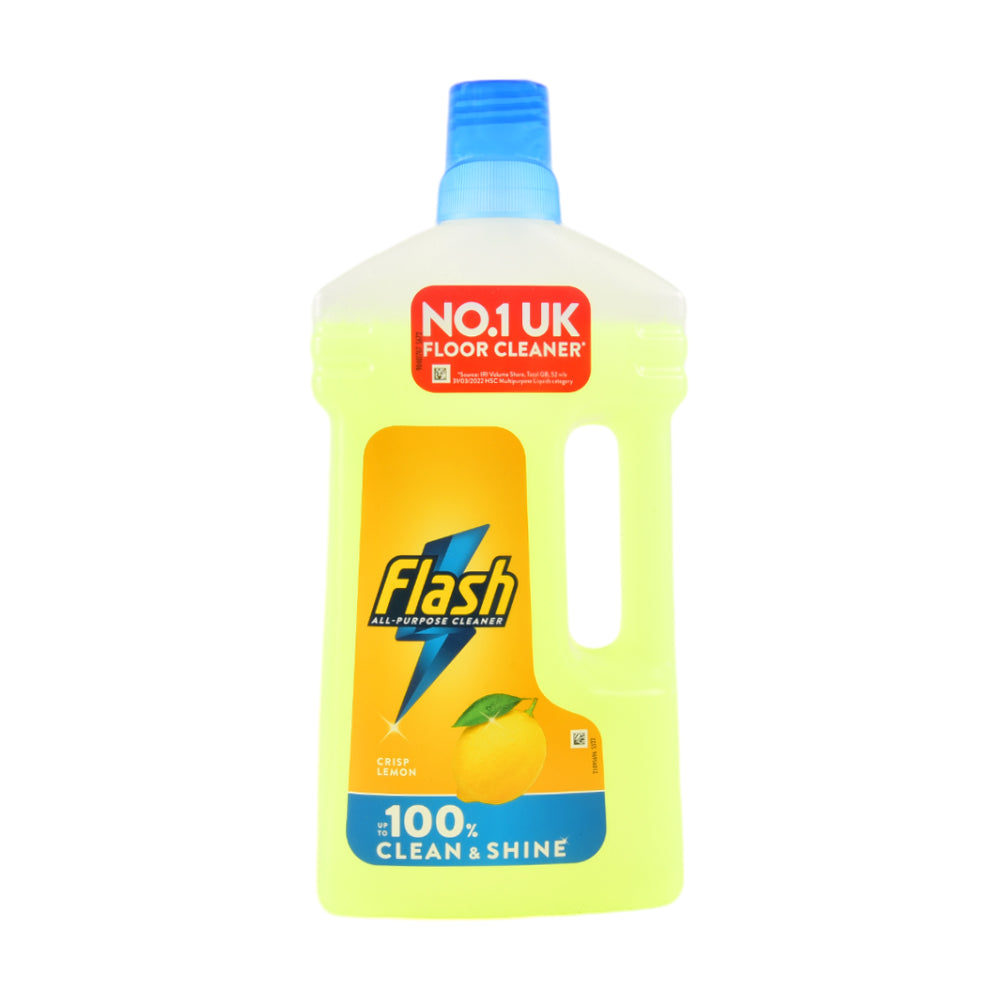 FLASH FLOOR CLEANER CRISP LEMON CLEAN & SHINE 950 ML
