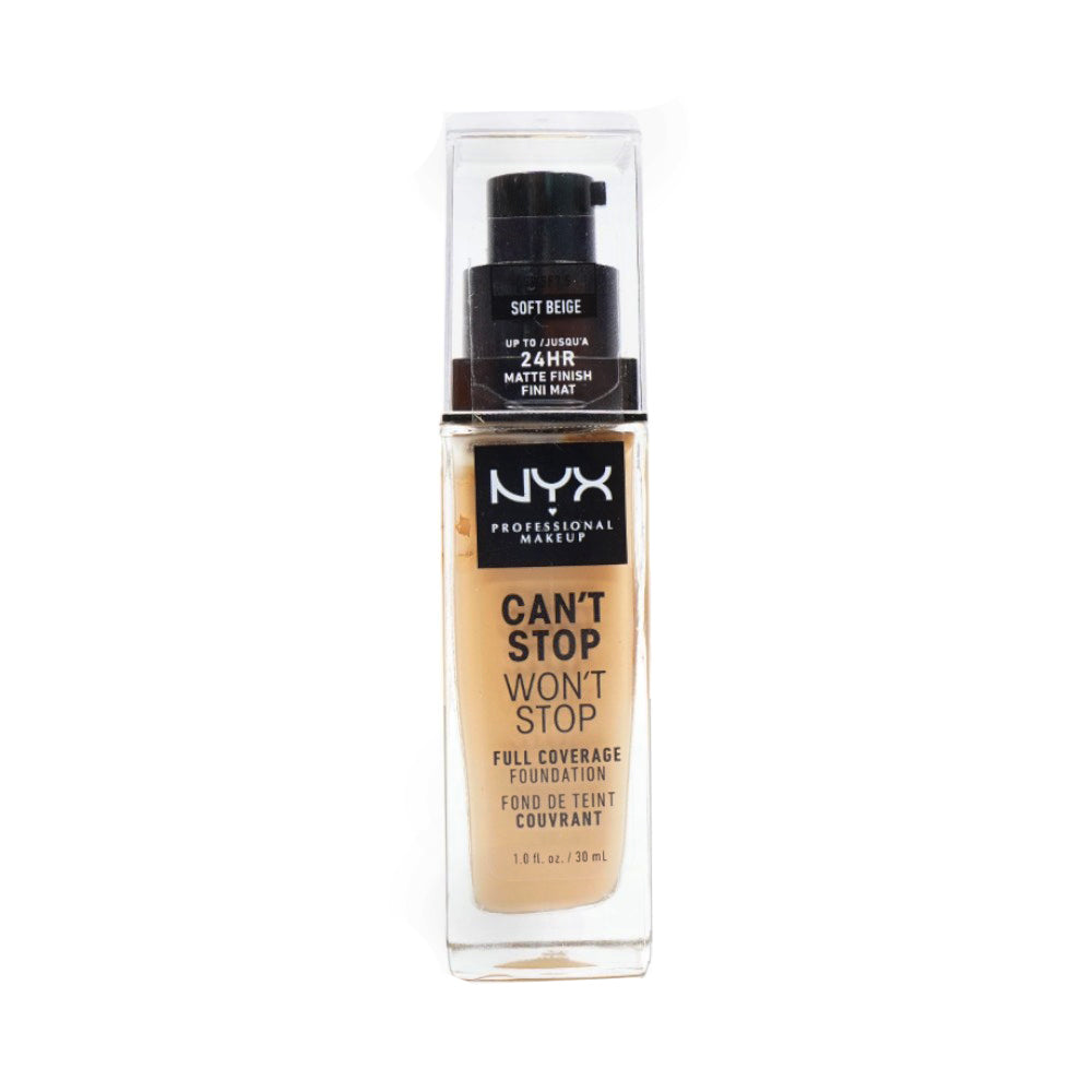 NYX CANT STOP WONT STOP FOUNDATION SOFT BEIGE