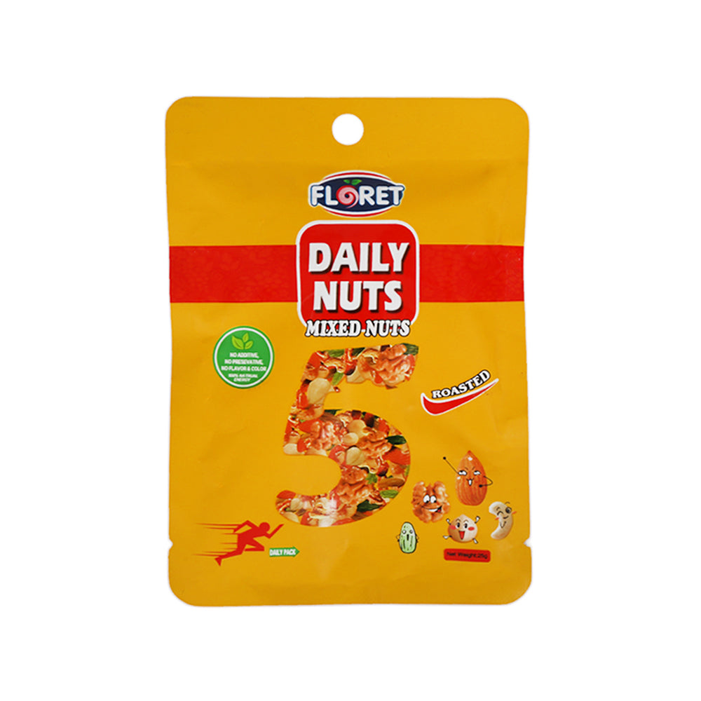 FLORET DAILY NUT MIXED NUTS ROASTED 25GM