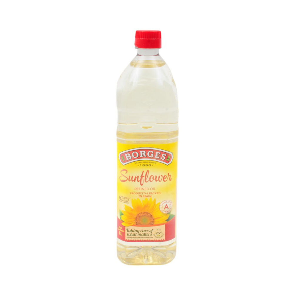 BORGES SUNFLOWER OIL BOTTLE 1 LTR BASIC