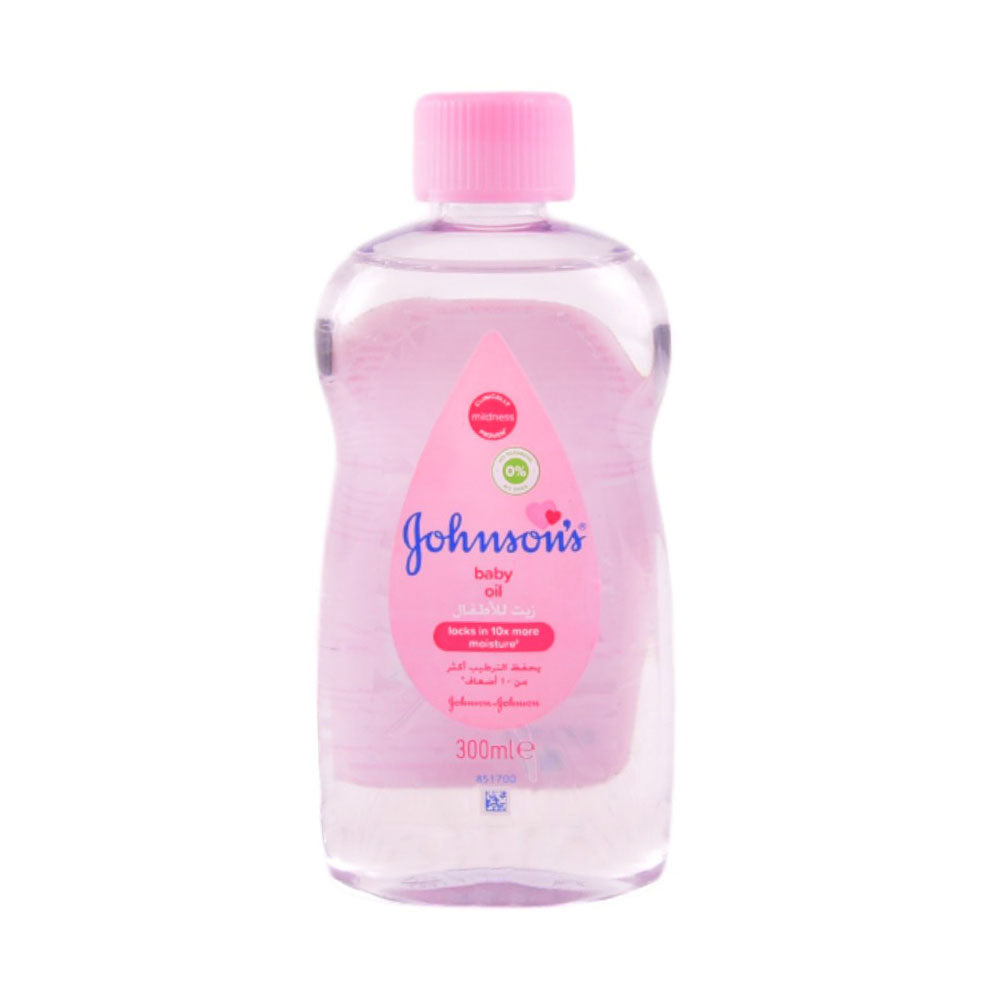 JOHNSONS BABY OIL MOISTURE 10X 300 ML