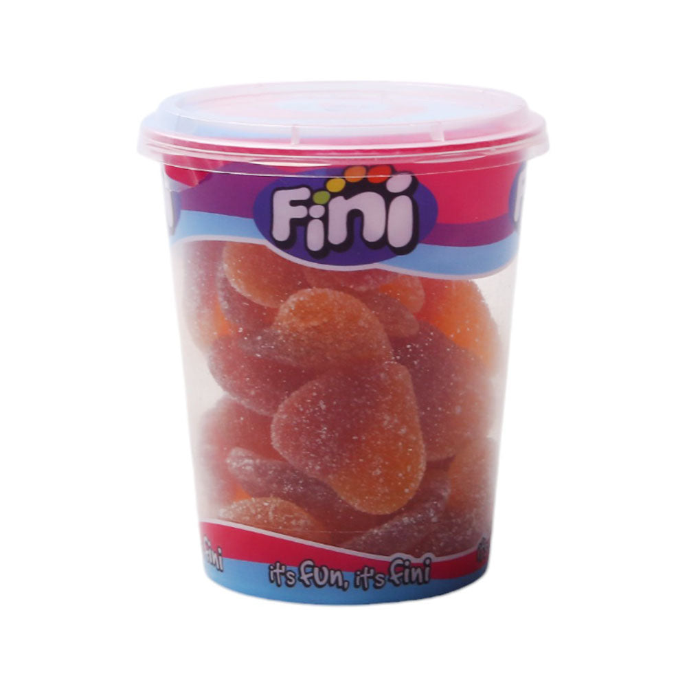 FINI JELLY CUP PEACH HEARTS 185 GM