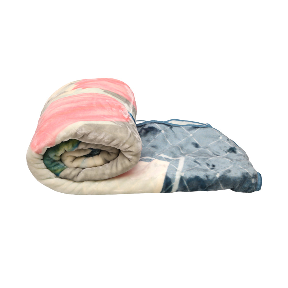 Mora Blanket Gold C08 Blue 220X240 Mora Blankets Pakistan AlFatah