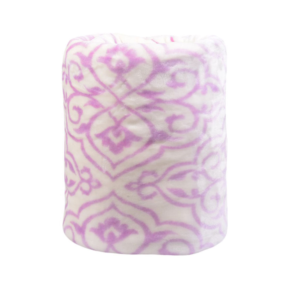 MORA BLANKET DIGITAL EMBROIDERY G09 LILAC 220X240