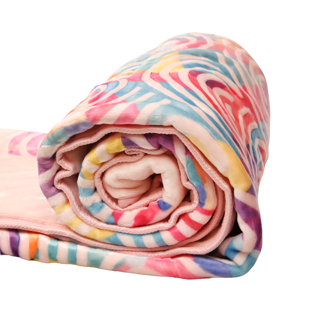 Mora Blanket 3D Art Box J63 Pink 220X240