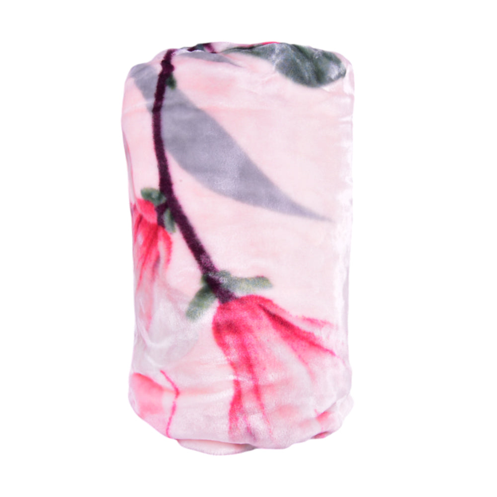MORA BLANKET GOLD J54 PINK 160X220