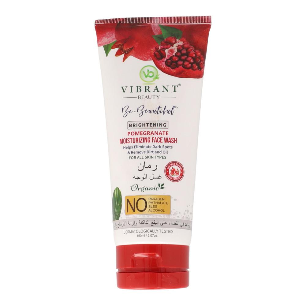 VIBRANT BEAUTY POMEGRANATE MOISTURIZING FACE WASH - 150ML
