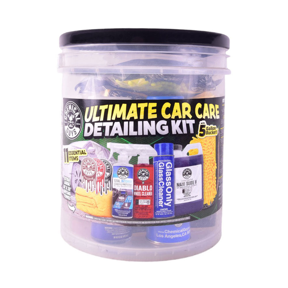 CHEMICAL CAR CARE ULTIMATE DETAILING KIT (IN BUCKET)