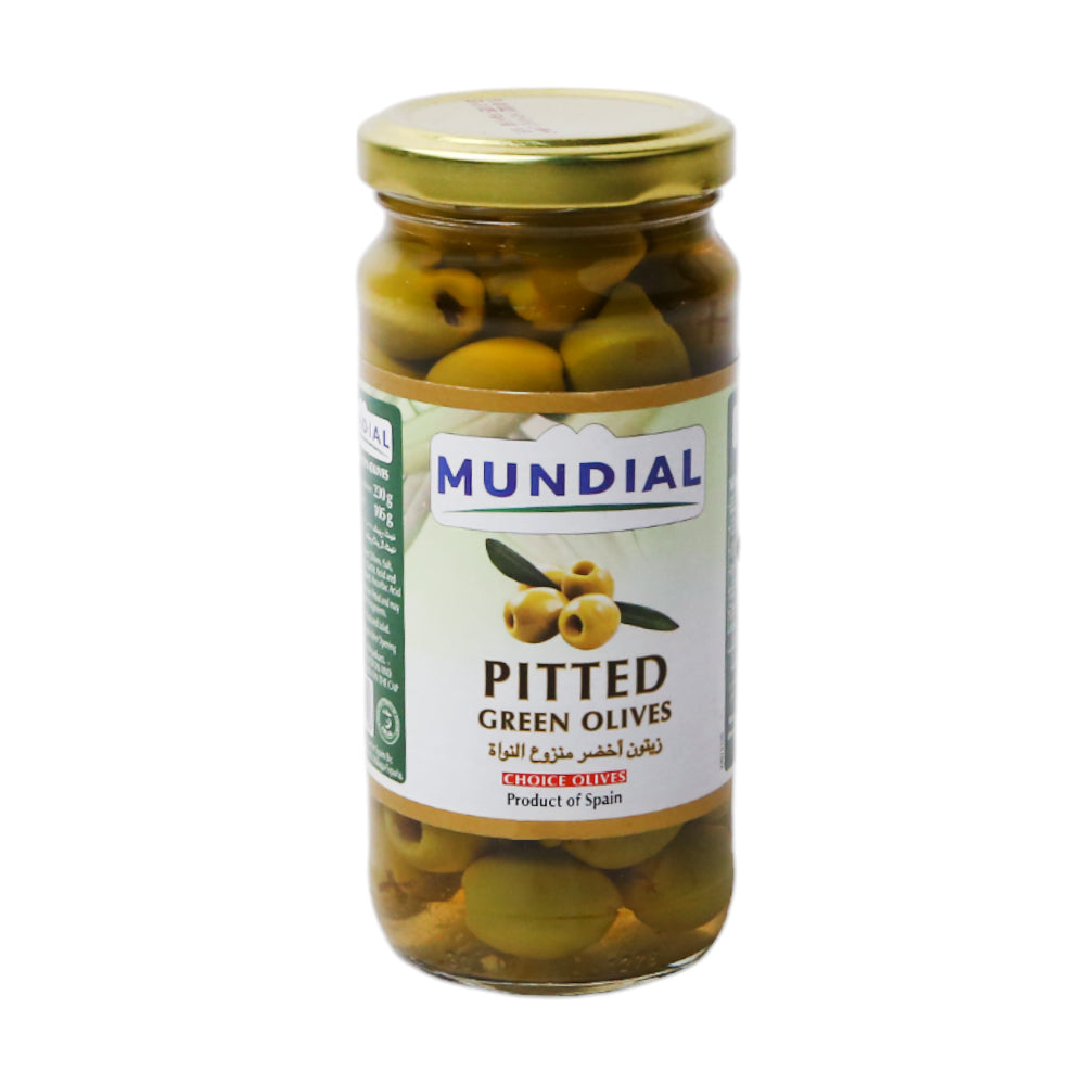MUNDIAL OLIVES GREEN PITTED 230 GM
