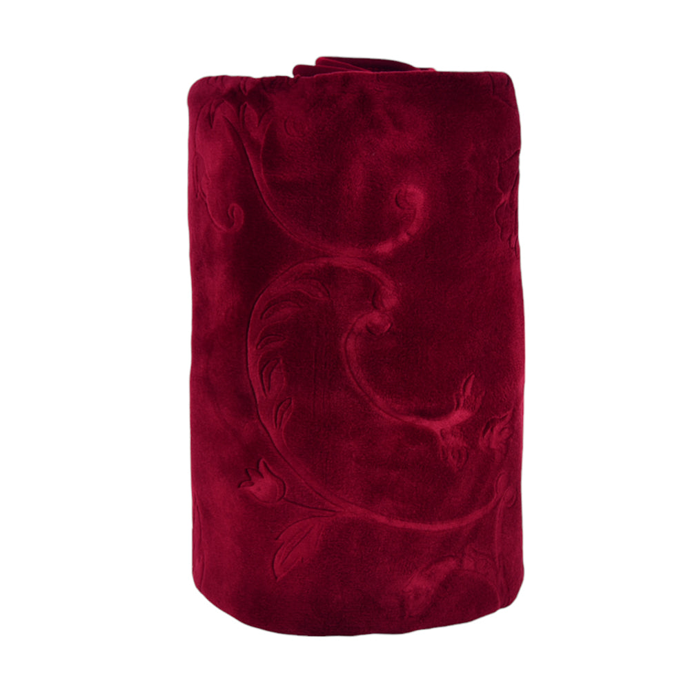 PIEL BLANKET EMBOSSED 5148 GARNET 220X240