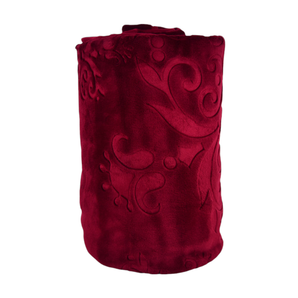 PIEL BLANKET EMBOSSED A5606 GARNET 220X240