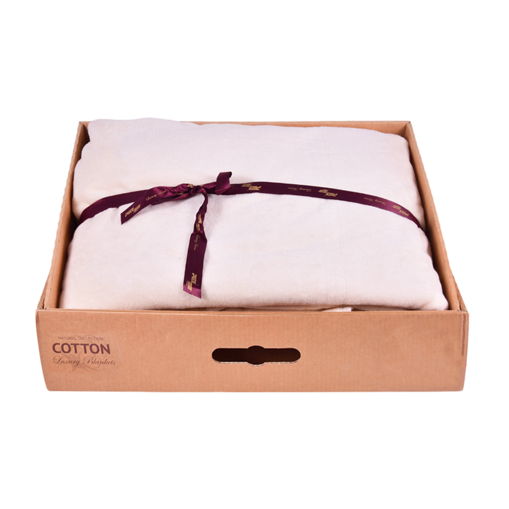 PIEL BLANKET COTTON 11047 NATURAL 220X240