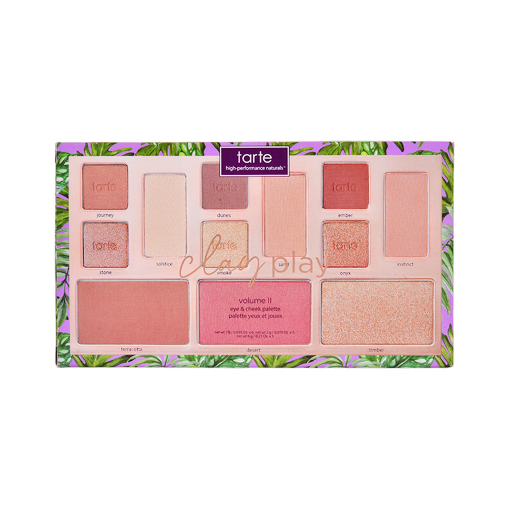 TARTE CLAY PLAY VOLUME II EYE & CHEEK PALETTE