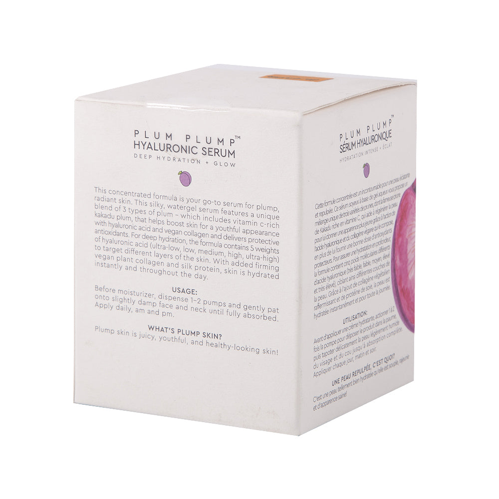 GLOW RECIPE PLUMP HYALURONIC DEEP HYDRATION SERUM 30ML