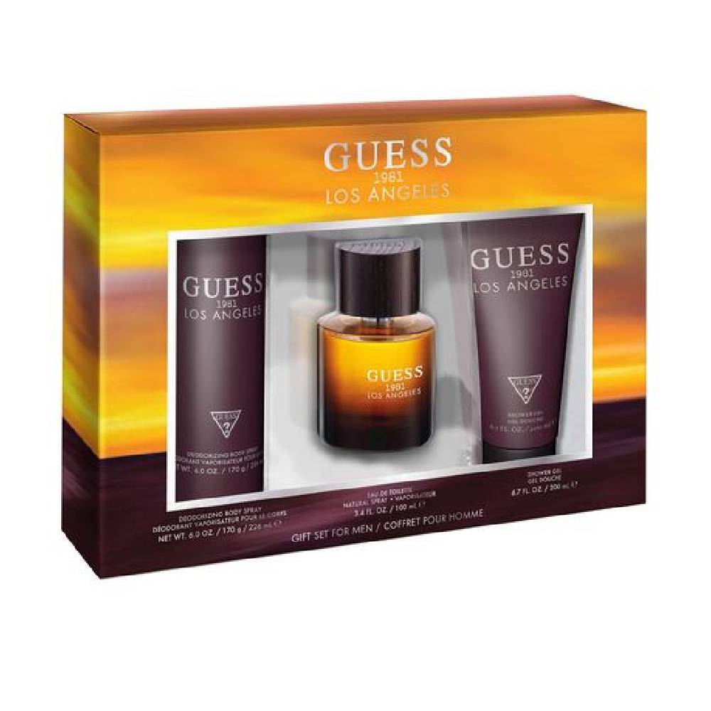 GUESS 1981 LOS ANGELES FOR MEN 3PC GIFT SET