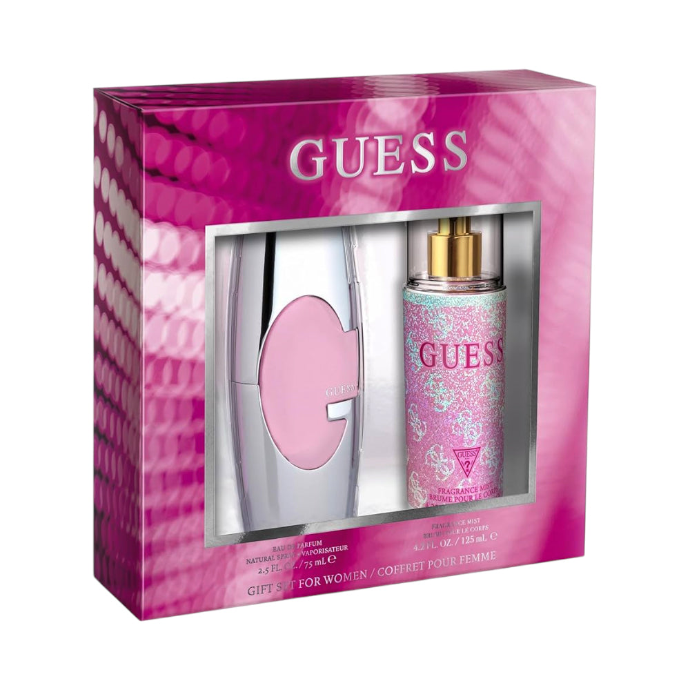 GUESS PINK FOR WOMEN 2PC GIFT SET
