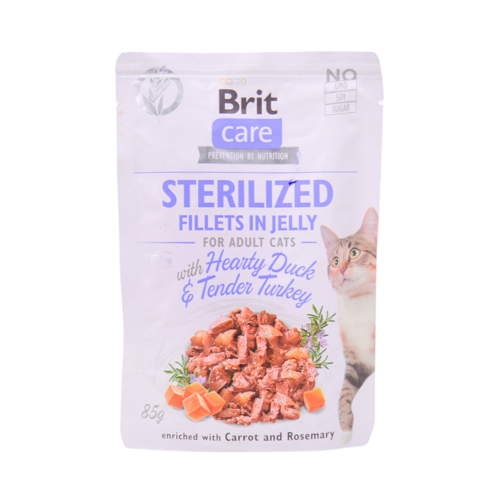 BRIT CARE CAT FOOD STERLIZED JELLY WITH HD & TT 85 GM
