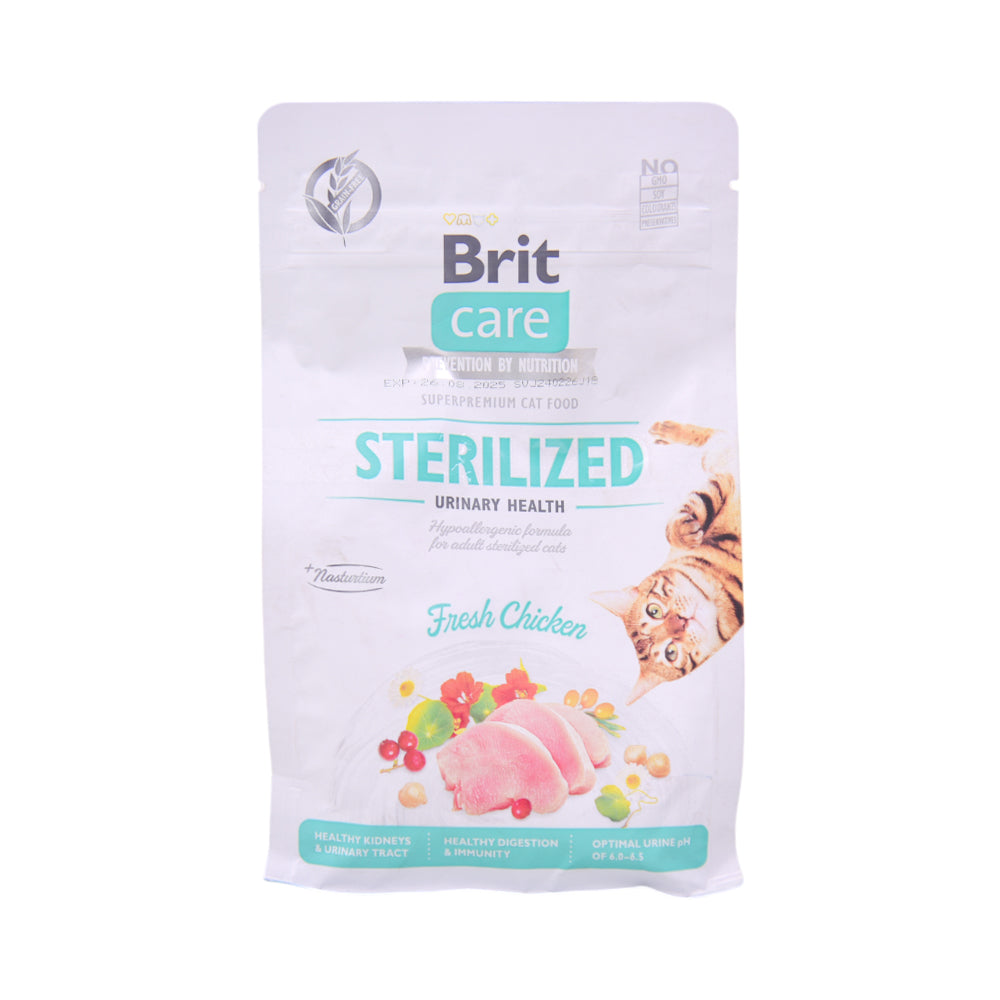 BRIT CARE CAT FOOD STERILIZED FRESH CHICKEN 400 GM