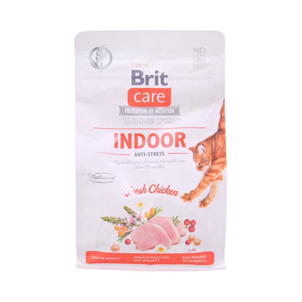 BRIT CARE CAT FOOD INDOOR FRESH CHICKEN 400 GM