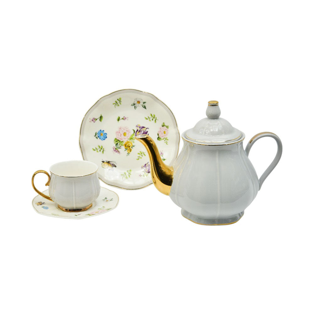 TEA SET 24PC BONE CHINA DS214-24-SY126KIK