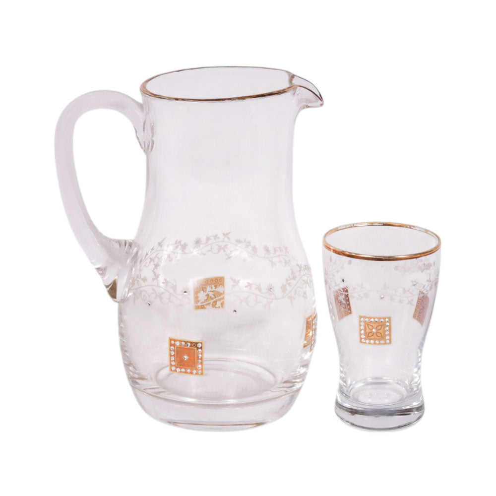 WATER SET 7PC CANBA TRENDY GOLD 10012