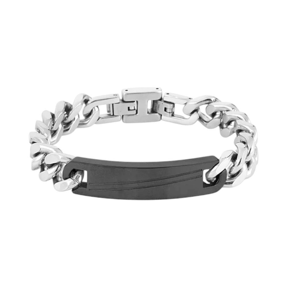 SANTA BARBARA BRACELET SBJ.6.2033-4/G/ SS CHINE/BK/A