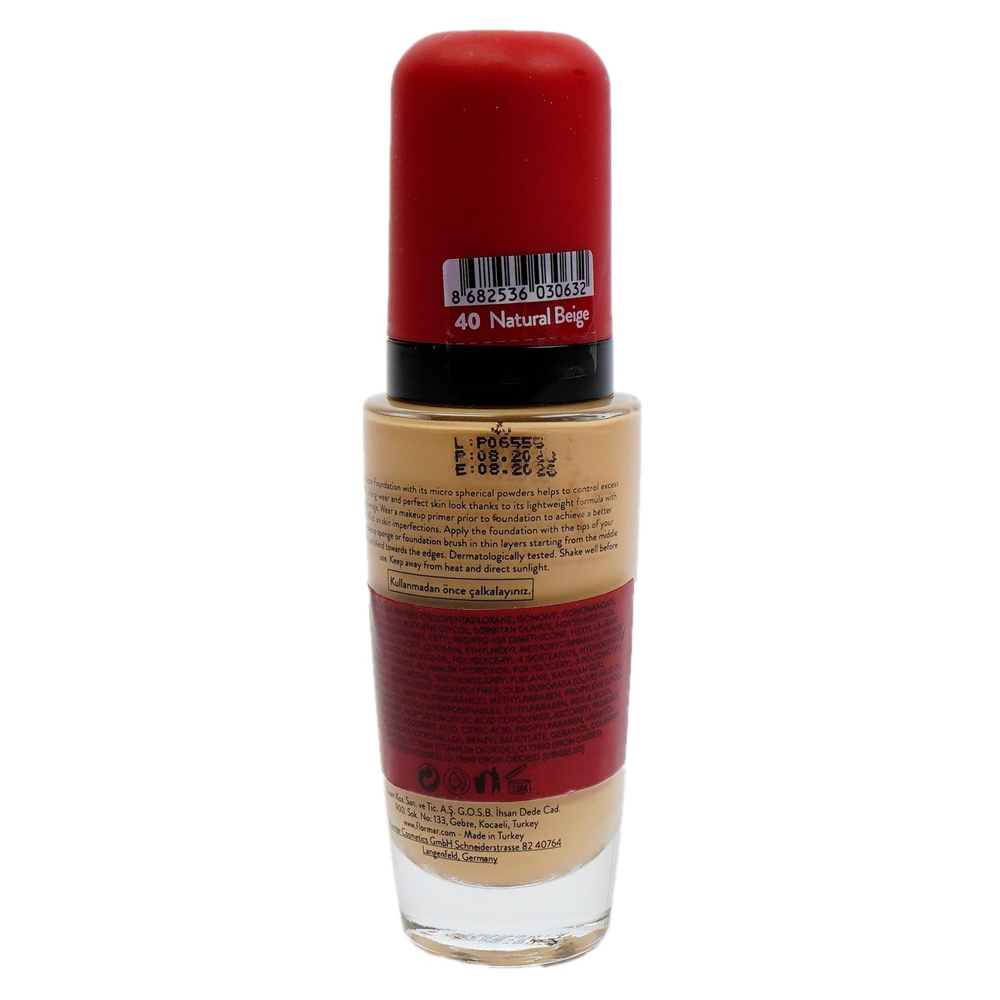 FLORMAR LONGWEAR MATTE FOUNDATION 40