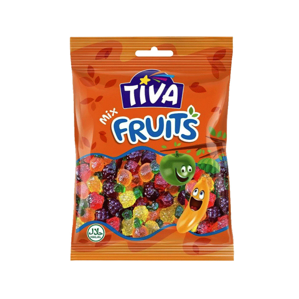 TIVA MIX FRUIT JELLY 80 GM