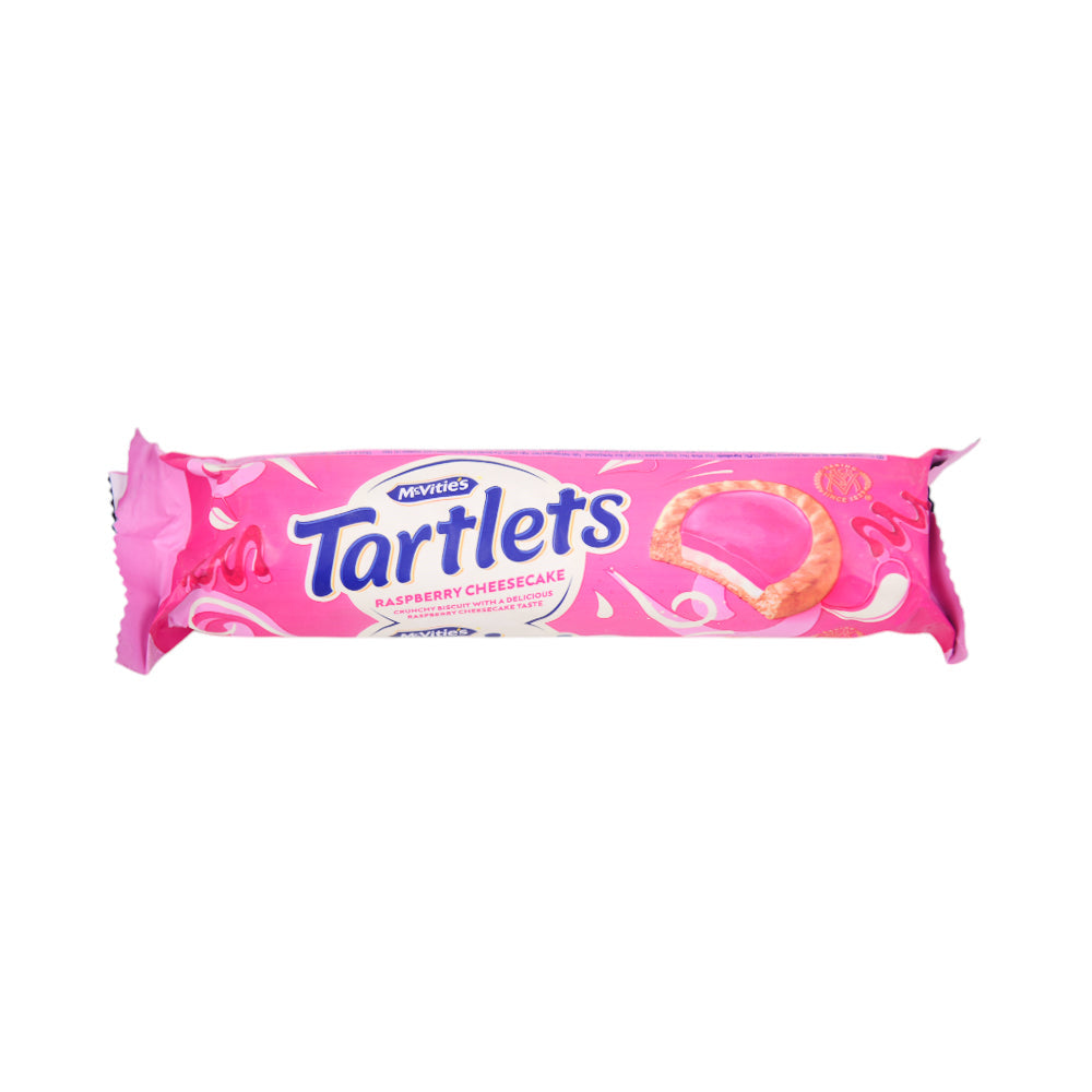 MCVITIES TARTLETS COOKIES RASPBERRY CHEESECAKE 100 GM