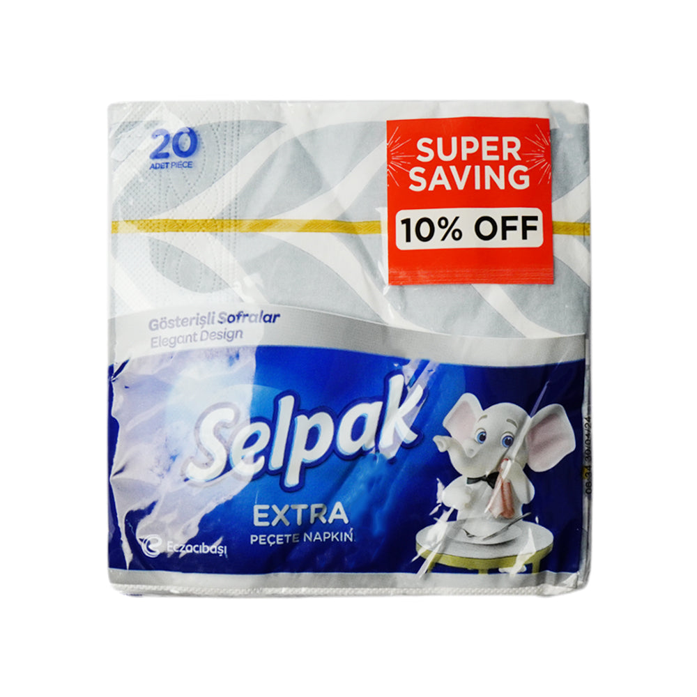 SELPAK NAPKIN DELUXE 20PC