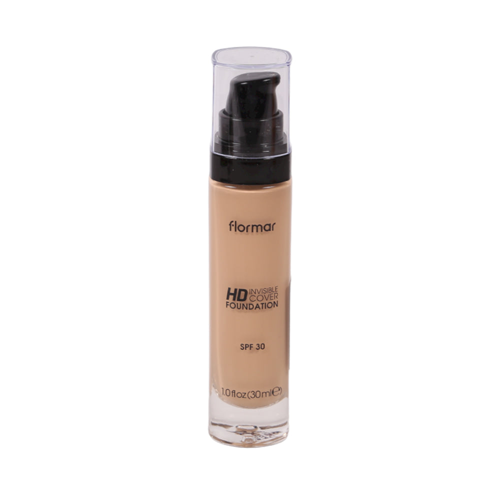FLORMAR INVISIBLE COVER HD FOUNDATION GOLDEN 90 PC