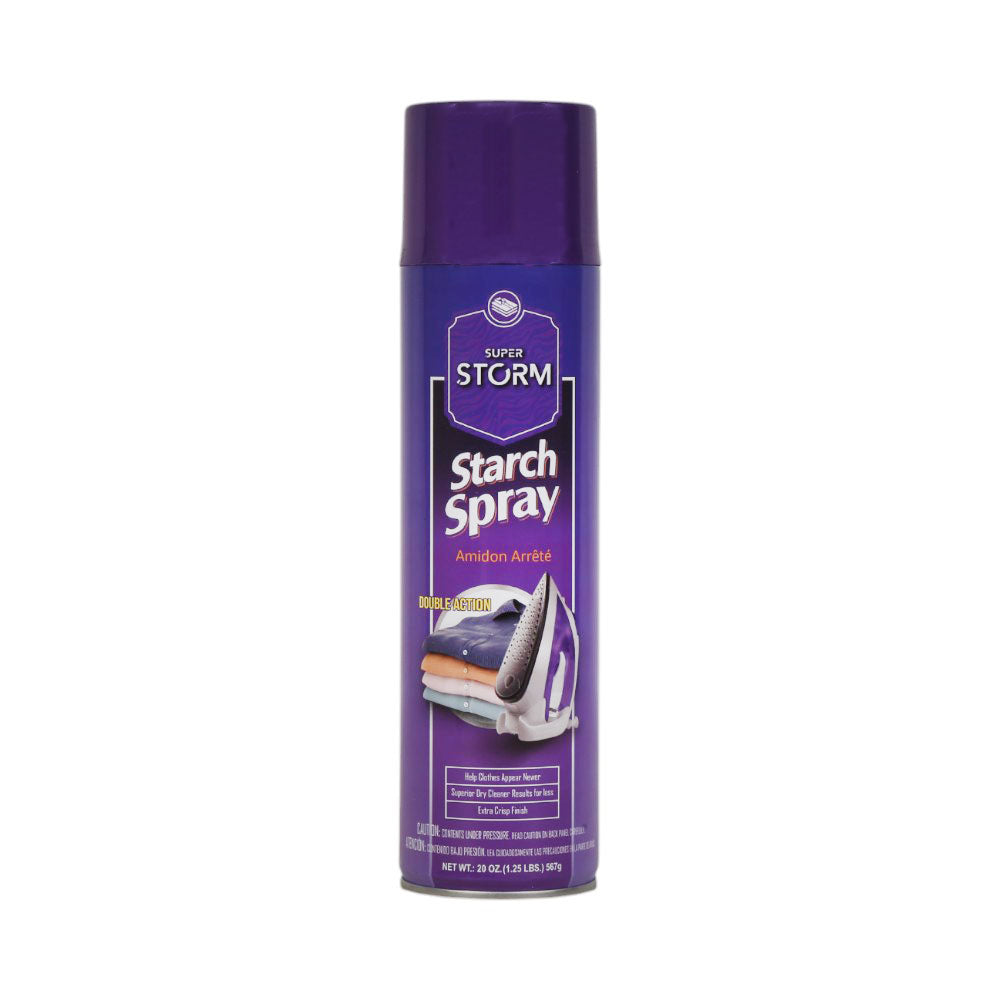 SUPER STORM STARCH SPRAY DOUBLE ACTION 557 GM